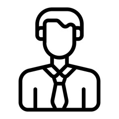 Lawyer line icon