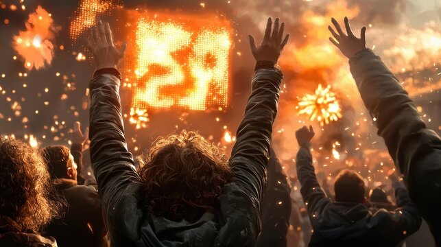 A glowing black hole in deep space, surrounded by swirling neon-colored gases and particles being pulled into its center. Sci-fi, dramatic, high contrast. - Powered by Adobe