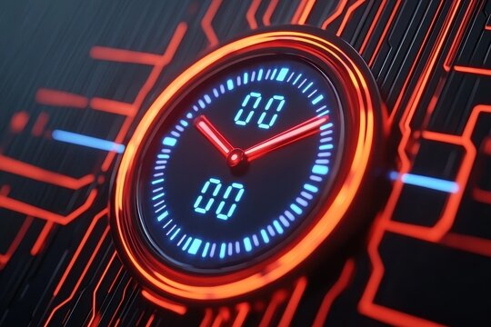 A digital model of a human heart, floating in mid-air, with glowing holographic layers displaying its inner workings. Medical science, sleek, vibrant. - Powered by Adobe