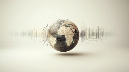 Global Data Stream: A Visualization of Worldwide Digital Information Flow