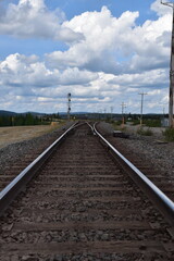 Obraz premium The Northern Railway, Fermont, Québec, Canada