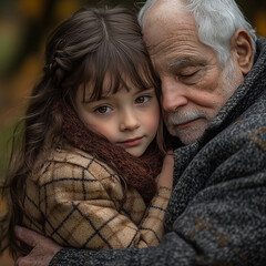 grandmother and granddaughter
