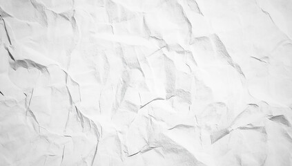 Fototapeta premium white crumpled paper. White paper texture background, white watercolor paper with a grainy texture, white paper background, high resolution, high quality