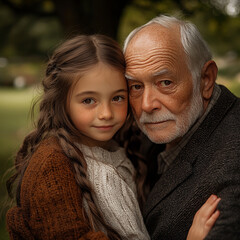 grandmother and granddaughter