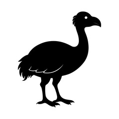 Extinct Dodo Animal Silhouette Perfect for Creative Projects © Jamshadul