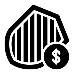 dollar glyph icon