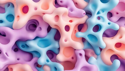 Artistic depiction of developmental pathways in autism, forming vibrant, interconnected patterns symbolizing diagnosis, intervention, and skills enhancement The image showcases abstract shapes