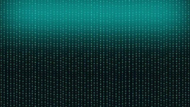 01 Binary code hacking bit byte for cyber security