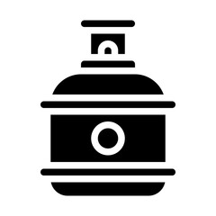 Gas Cylinder solid icon