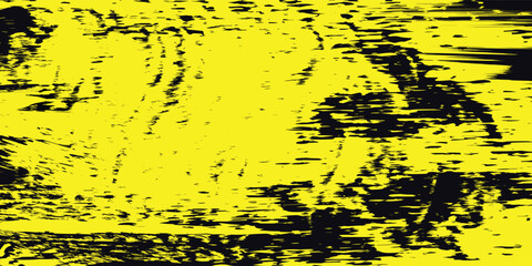 Abstract Sport Grunge Style Background. Grunge Yellow Texture In Dark Background.