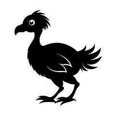 Dodo Extinct Animal Silhouette for Commercial and Print Use © Jamshadul