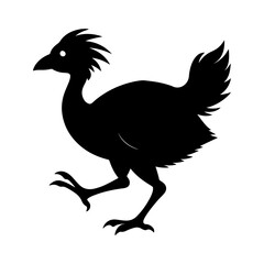 Extinct Animal Dodo Silhouette Illustration for Designers © Jamshadul