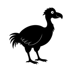 Dodo Extinct Animal Silhouette Perfect for Vector Art © Jamshadul