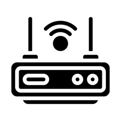 Modem solid icon