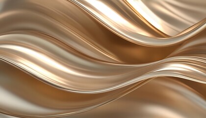 Light Gold Abstract Brushstroke Design