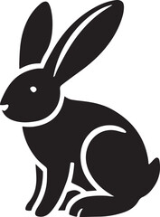 Bunny/Easter silhouette vector collection.