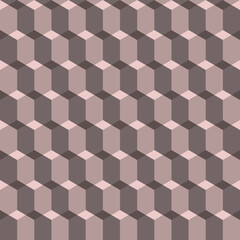 Geometric surface pattern. Abstract monochromatic psychedelic design of hexagonal shapes