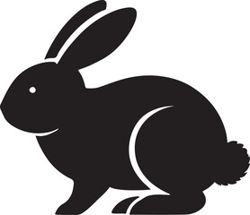 Bunny/Easter silhouette vector collection.