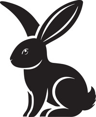 Fototapeta premium Bunny/Easter silhouette vector collection.