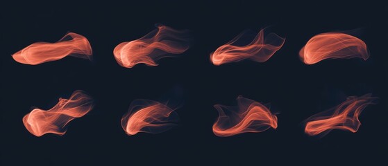 Abstract Orange Forms - Dynamic Graphic Design