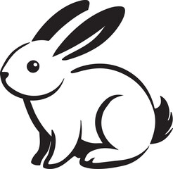 Bunny/Easter silhouette vector collection.
