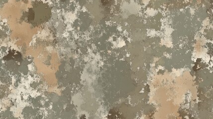 Obraz premium Abstract textured camouflage pattern in earthy tones.