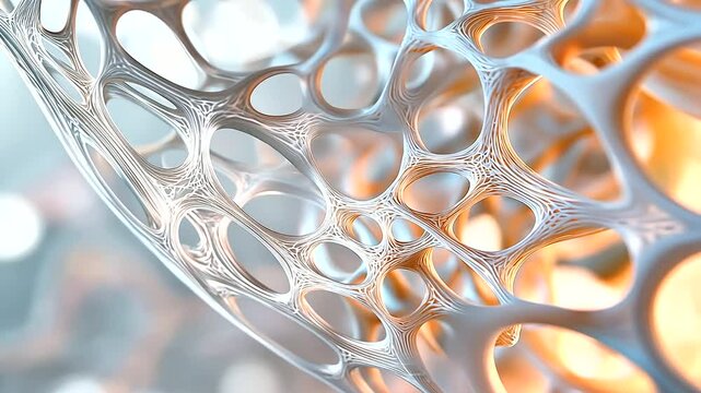 Bioengineered Polymer Microscopic View for Medical Applications