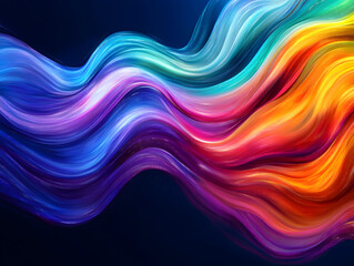 Dynamic color waves art creation studio abstract digital artwork vivid environment creative perspective expressive design concepts
