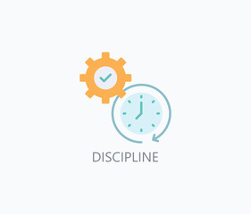 Discipline Vector, Icon Or Logo Sign Symbol Illustration 