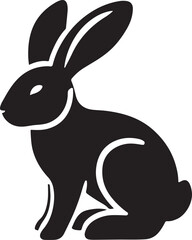 Bunny/Easter silhouette vector collection.
