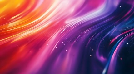 Abstract Colorful Swirling Light Streaks Background
