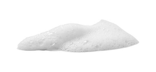 Soap foam or shampoo Soap foam texture or shampoo surface with bubble isolated with clipping path on background.