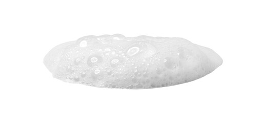 Soap foam or shampoo Soap foam texture or shampoo surface with bubble isolated with clipping path on background.