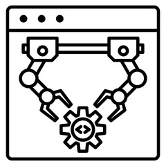 robotic software icon