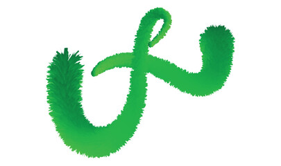 Green eco Letter F Logo Template Design