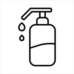 soap vector icon line template