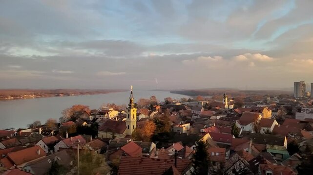 Panoramic view from Gardos, Zemun - Serbia