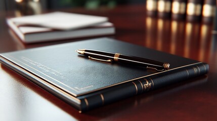 Fototapeta premium Legal and Business Taxes,Tax Forms,and Financial Reports on an Office Desk in a 3D