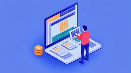 Digital Tax Submission Process with Online Payment Gateway and Financial Statistics