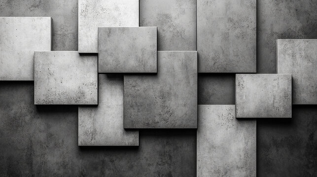 Abstract geometric pattern with dark black and anthracite gray tones, showcasing symmetry and texture. The design evokes mystery, sophistication, and modernity, ideal for creative projects