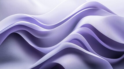 Obraz premium Abstract Lavender Waves Soft Fabric Design