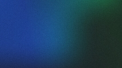 dark blue and green abstract shape,Dark grainy background, wide banner noise texture poster header cover design,