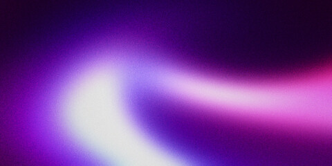 Abstract blurred background with purple blue gradient. Swirls and curves of gradient texture. Noisy wallpaper for design, presentation or cover