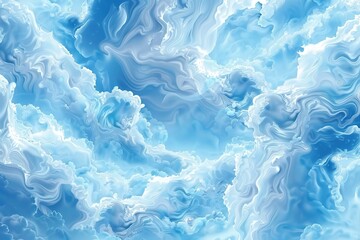 Obraz premium Light BLUE vector pattern with bubble shapes. A completely new color illustration in memphis style. A completely new memphis design for your business. 