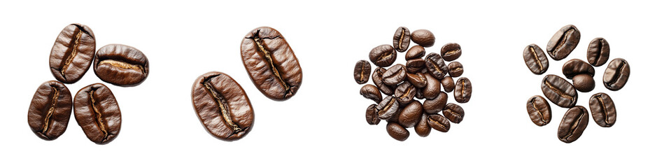 Obraz premium Roasted Coffee Beans Set 