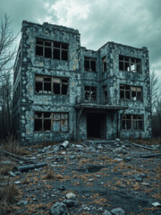 Fototapeta premium Abandoned building 