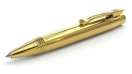 Ballpoint pen isolated on white background