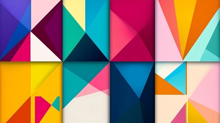 Fototapeta premium Set of abstract background
