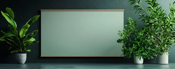 Eco Friendly and Sustainable Nature Inspired Roll Up Banner Design with Forest Textures Earthy Green Tones and Elegant Geometric Patterns