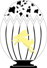 Easter celebrations, illustrations of supporting models can be used as additional ideas